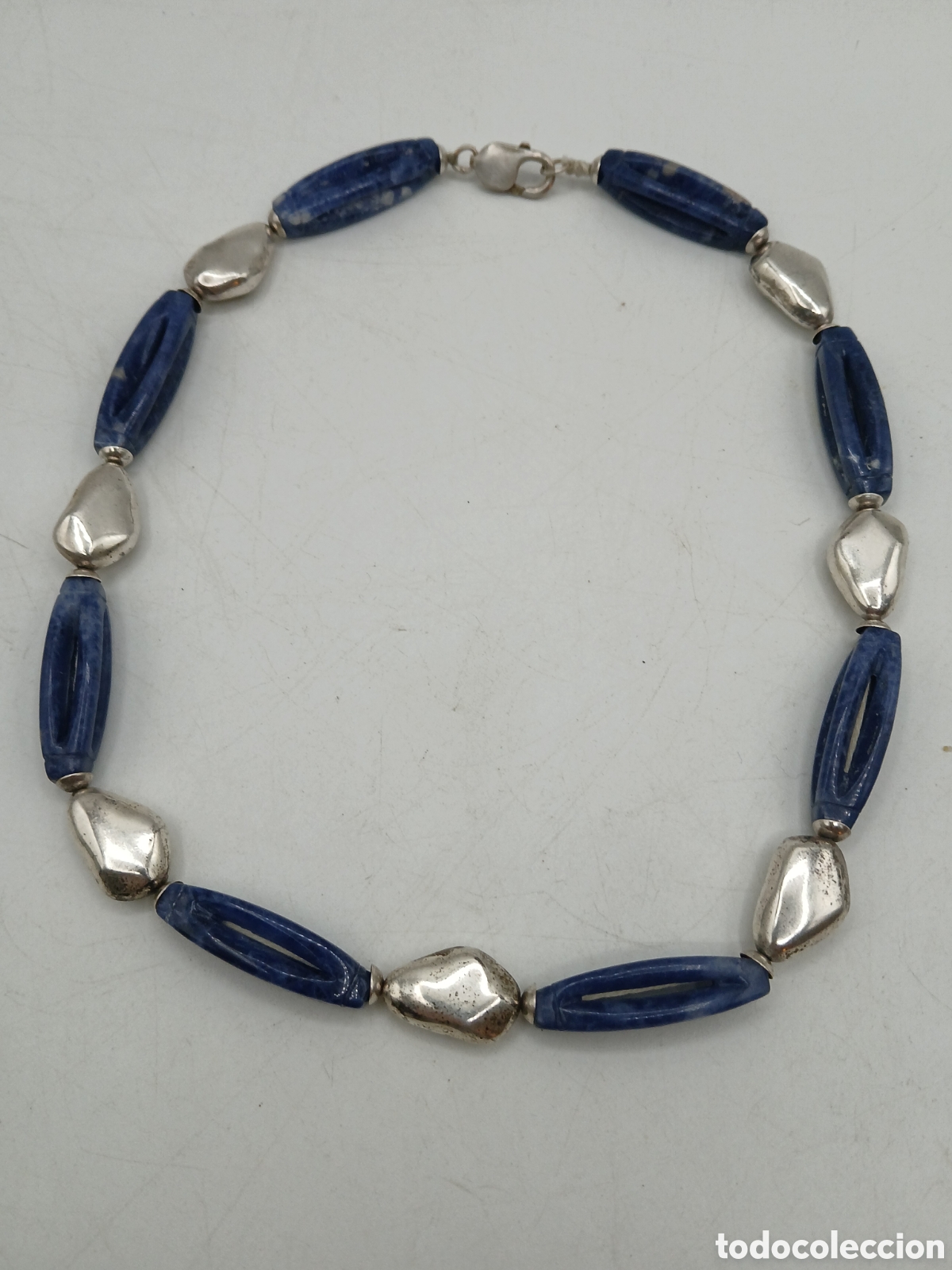 Joyeria: Collar plata 925mls y l&aacute;piz lazuli - Foto 6