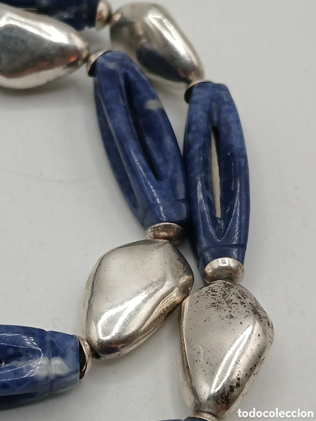 Joyeria: Collar plata 925mls y l&aacute;piz lazuli - Foto 8