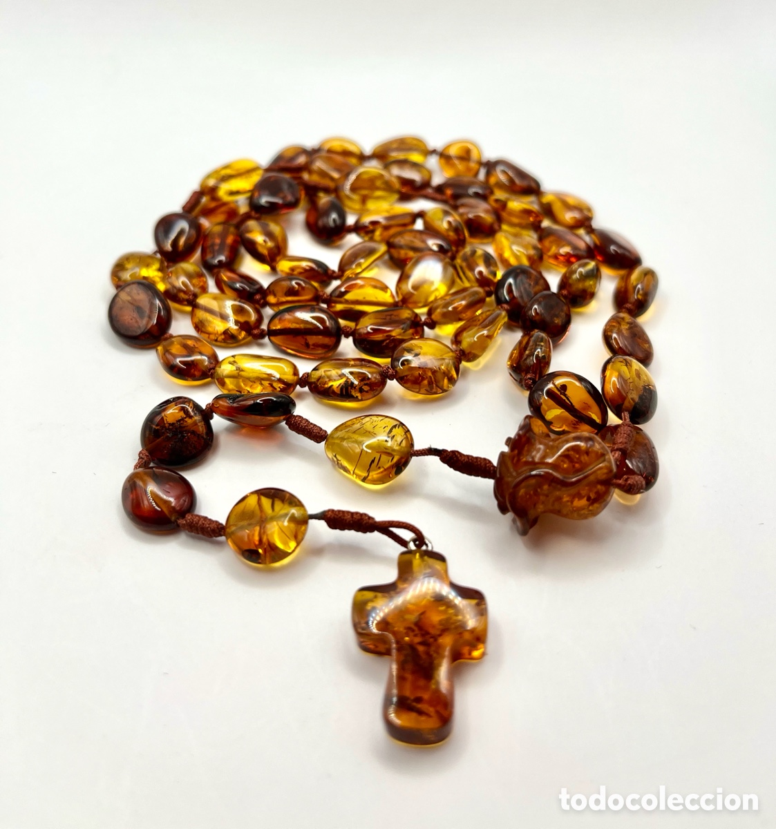 Joyeria: Rosario cat&oacute;lico de &Aacute;mbar b&aacute;ltico - Foto 3