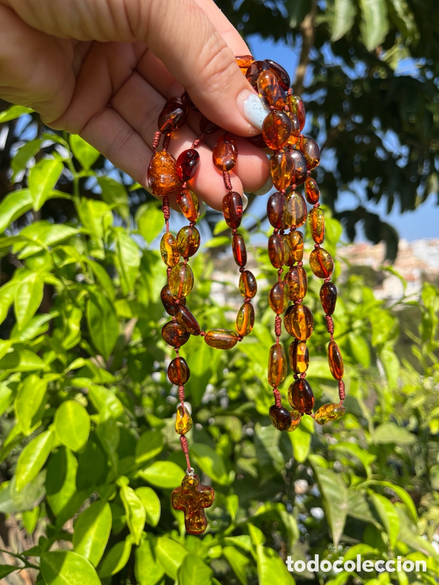 Joyeria: Rosario cat&oacute;lico de &Aacute;mbar b&aacute;ltico - Foto 5