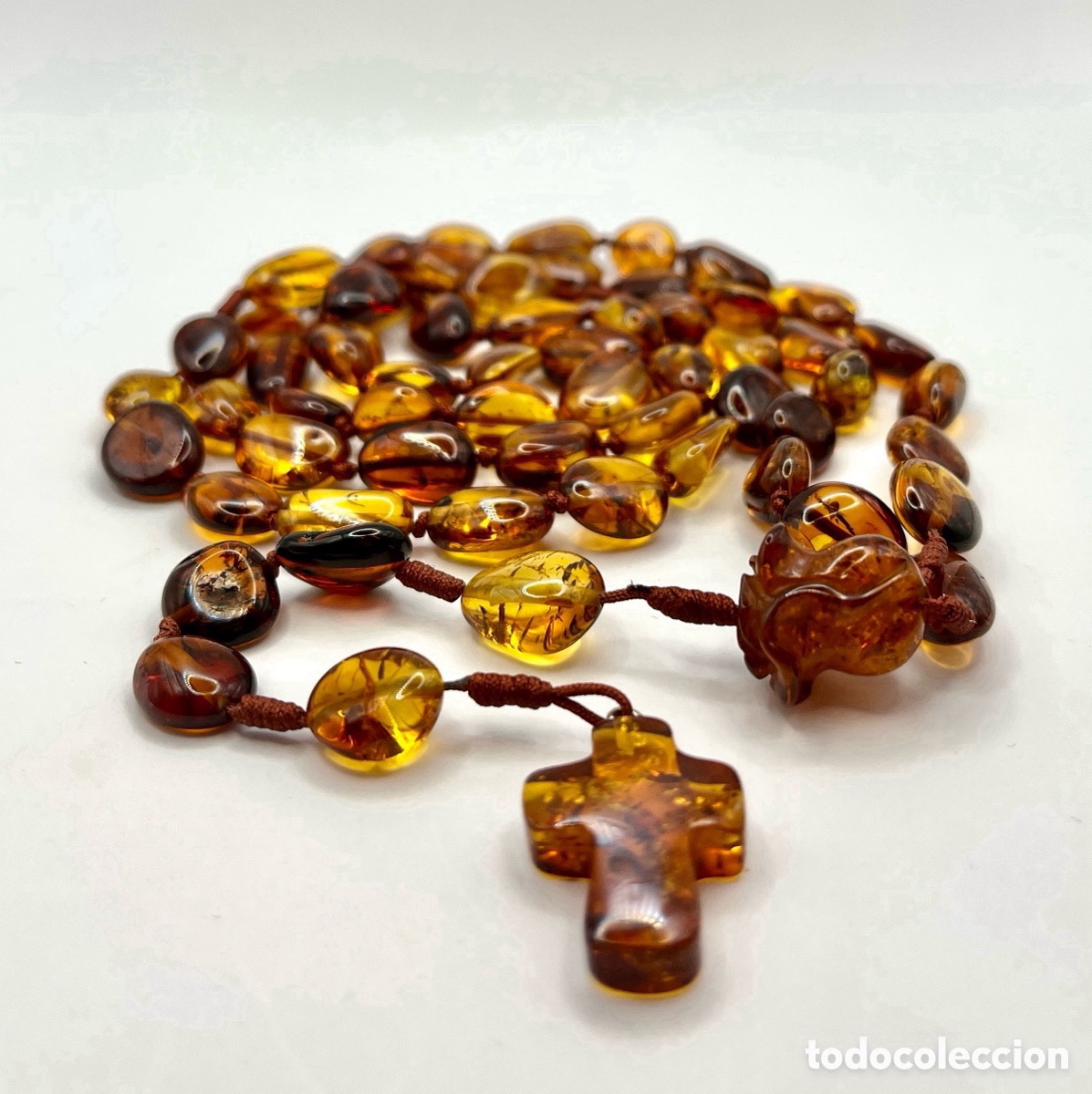 Joyeria: Rosario cat&oacute;lico de &Aacute;mbar b&aacute;ltico - Foto 1