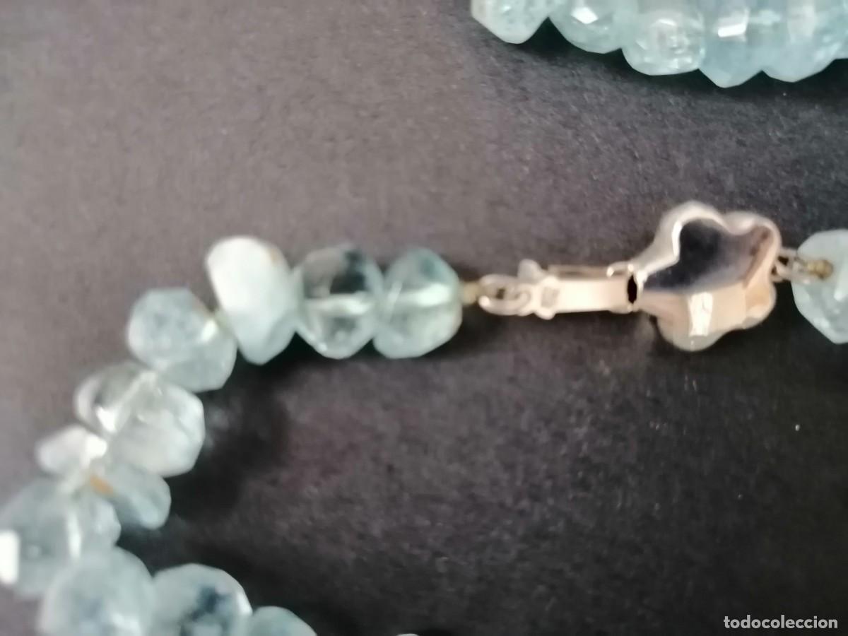 Joyeria: Collar aguamarinas con cierre en oro blanco - Foto 6
