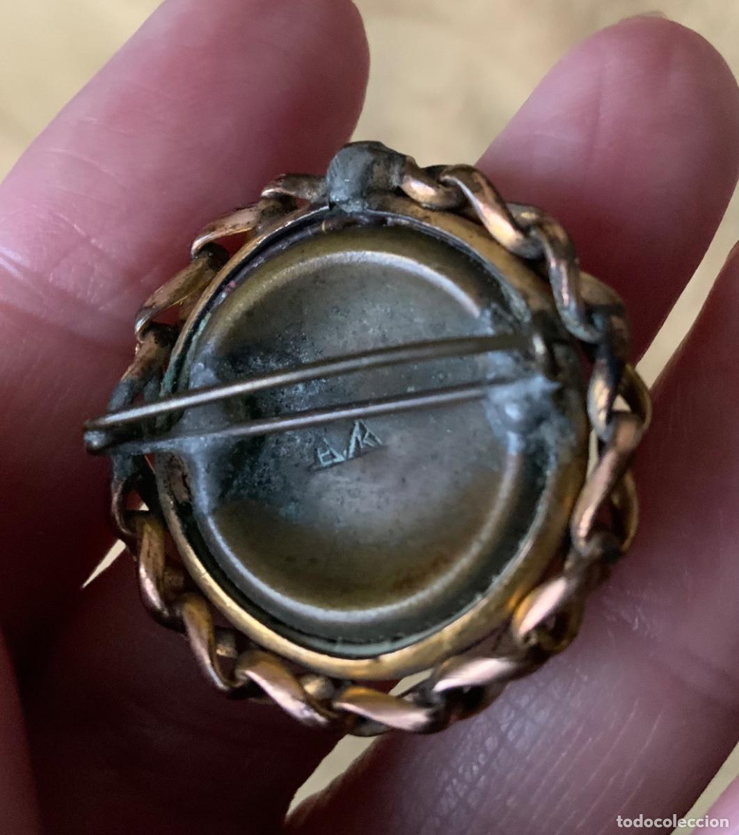 Joyeria: ANTIGUO BROCHE CON RETRATO DE MUJER - Foto 3