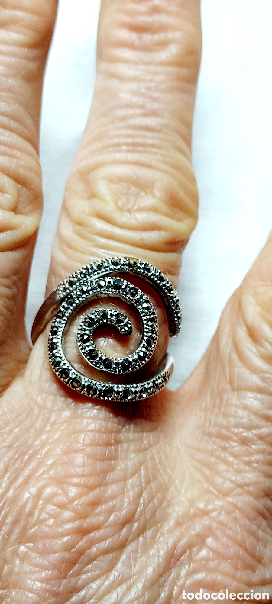 Joyeria: ANILLO DE PLATA 925 CON MARQUESITAS - Foto 2