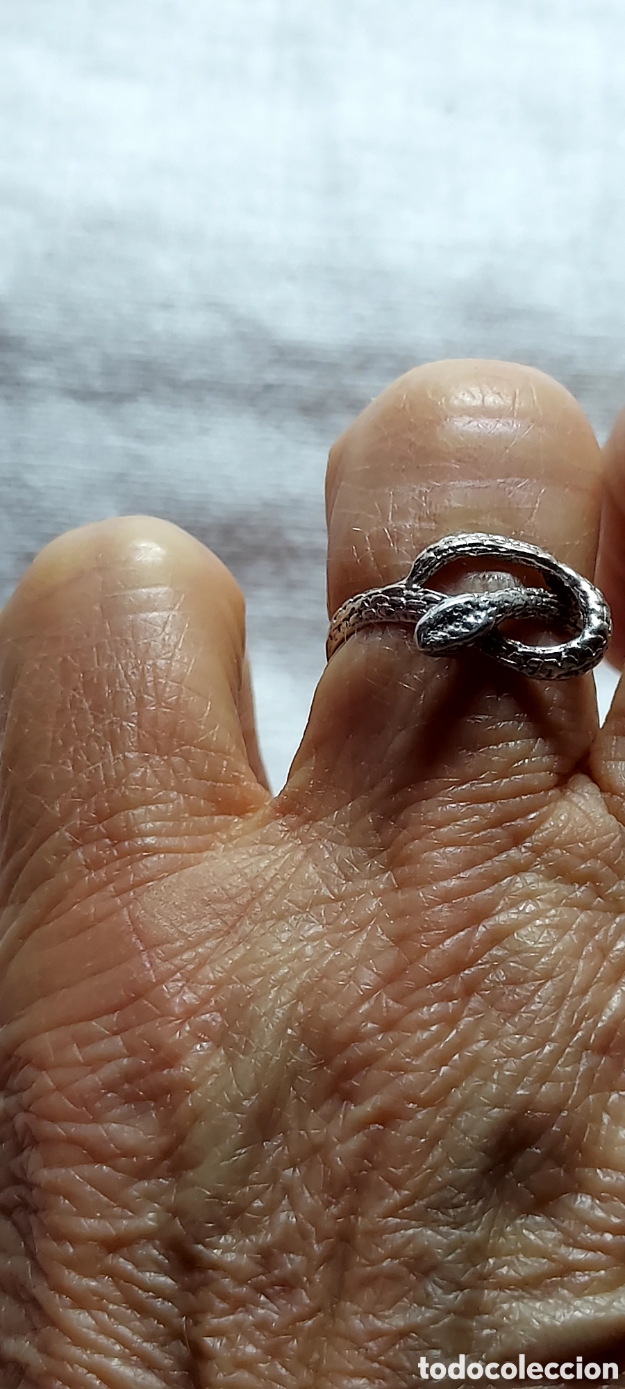 Joyeria: ANILLO DE PLATA 925 EN FORMA DE SERPIENTE - Foto 3