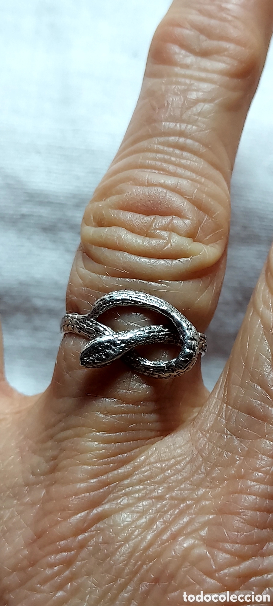 Joyeria: ANILLO DE PLATA 925 EN FORMA DE SERPIENTE - Foto 1