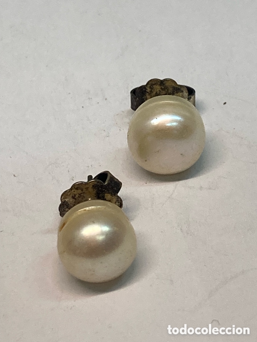 Joyeria: Pendientes de plata y perla S285 - Foto 1