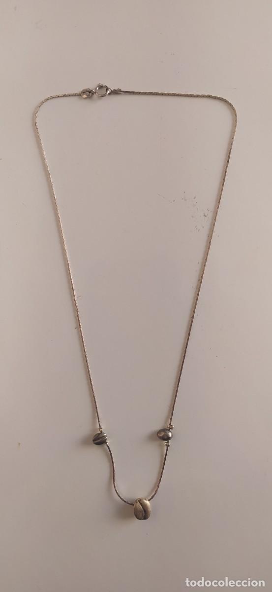 Joyeria: COLLAR CADENA CON &acute;GRANOS DE CAF&Eacute;&acute; DE PLATA - Foto 3