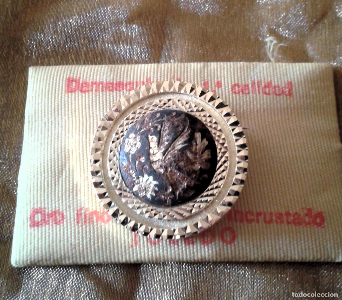 Joyeria: BROCHE DAMASQUINADO ORO 24 KL - Foto 1