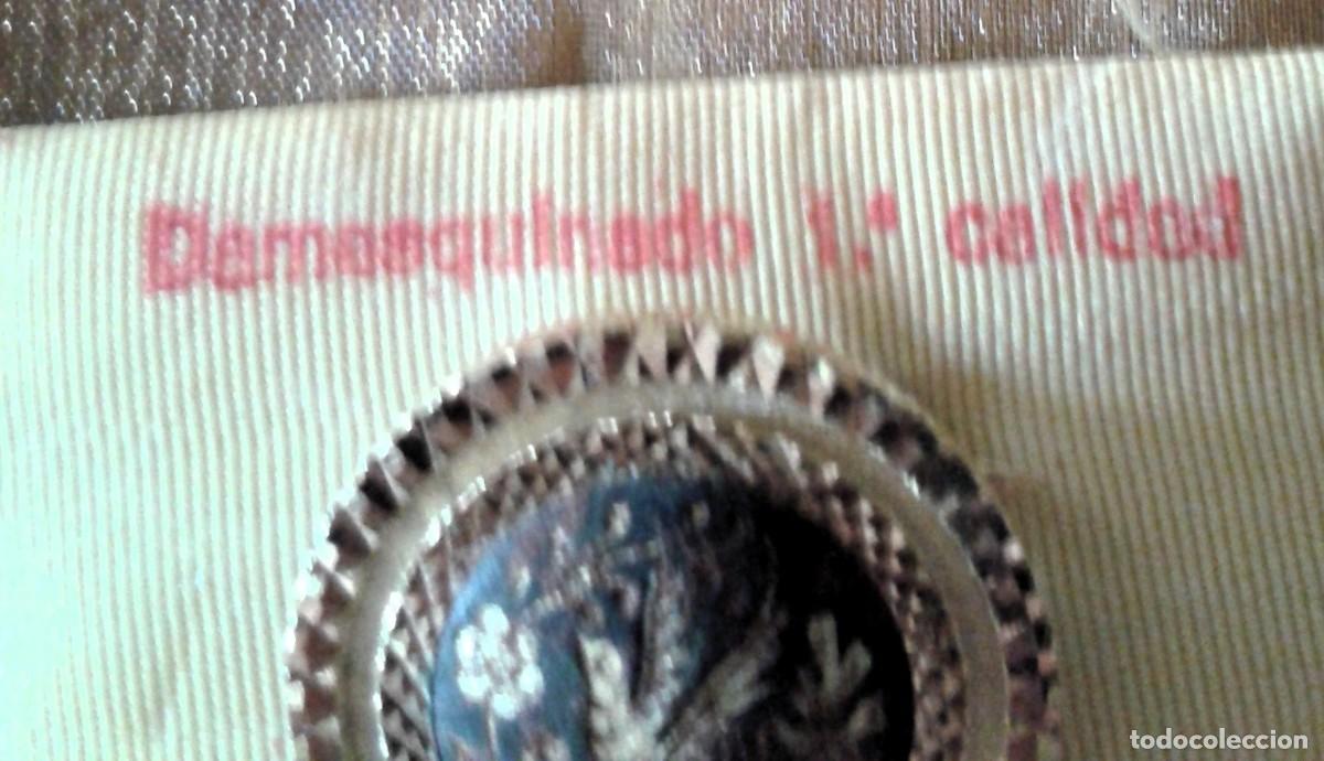 Joyeria: BROCHE DAMASQUINADO ORO 24 KL - Foto 3