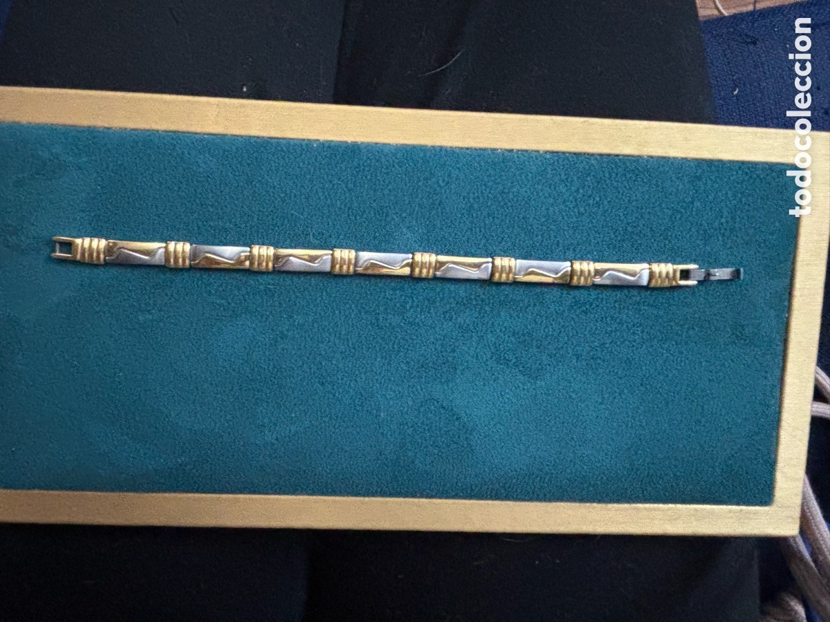 Joyeria: Pulsera de bisuter&iacute;a plateada y dorada - Foto 1