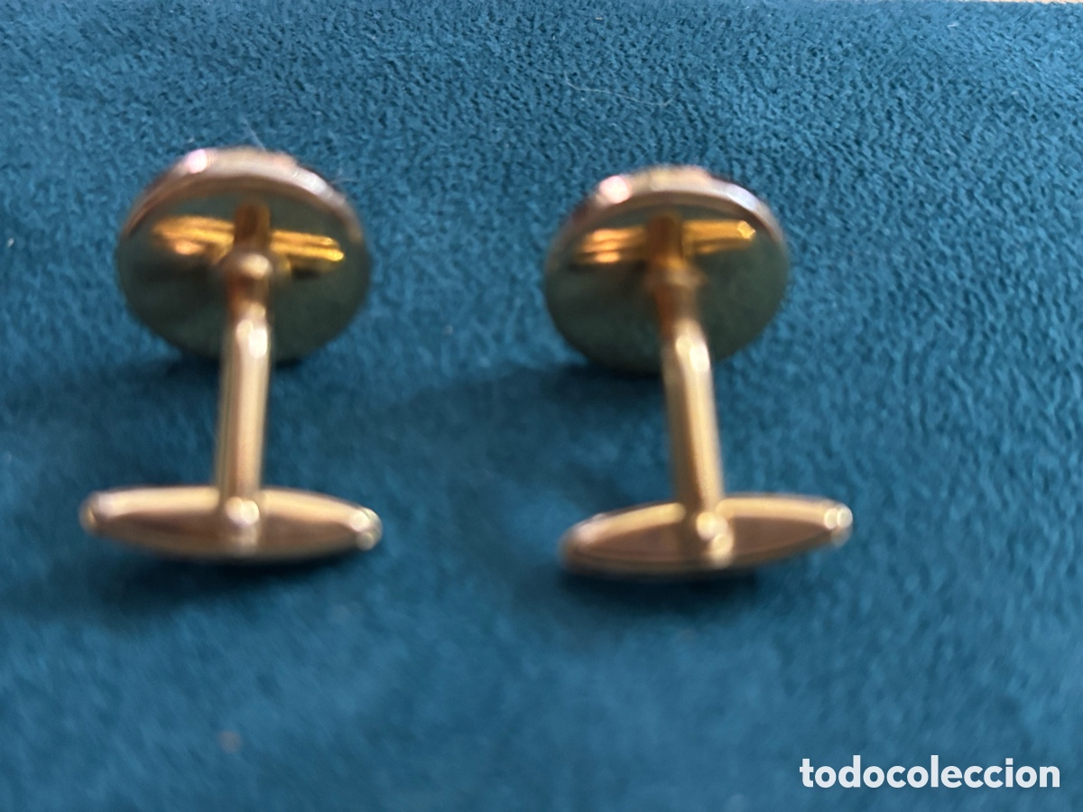 Joyeria: Gemelos de metal dorado - Foto 2
