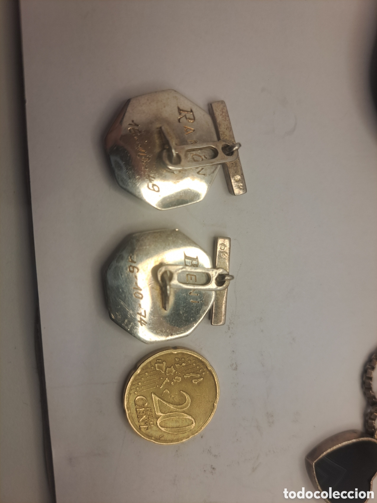 Joyeria: Gemelos de plata y onys - Foto 3