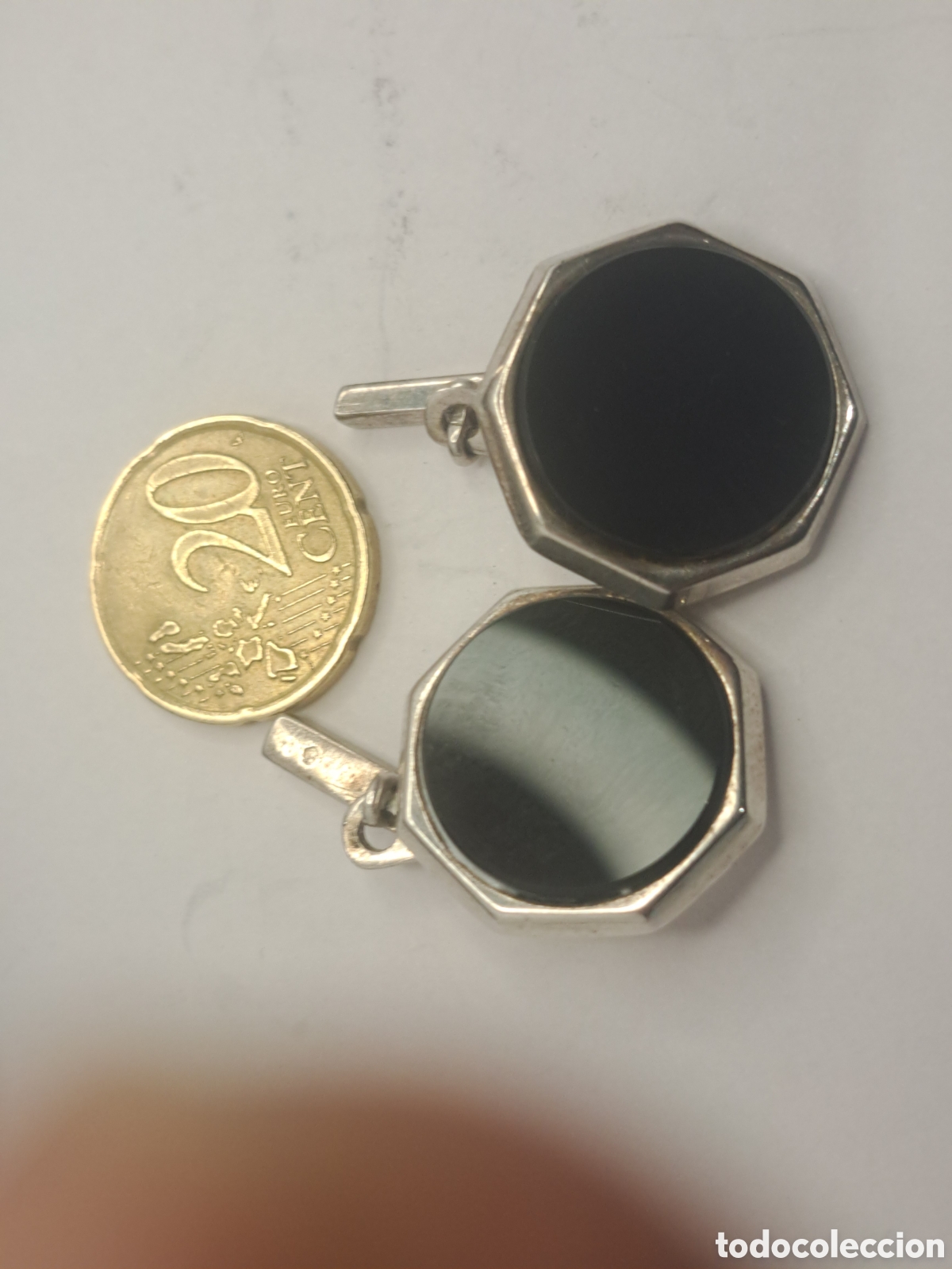 Joyeria: Gemelos de plata y onys - Foto 4