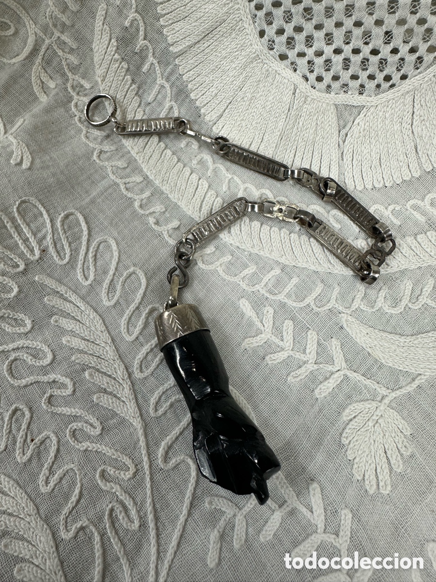 Joyeria: Higa de azabache con cadena de plata - Foto 3