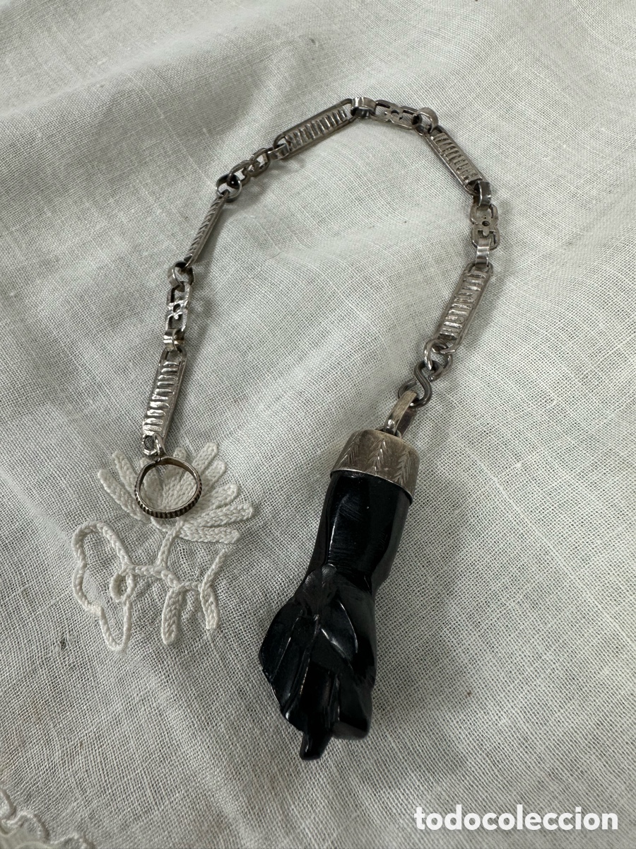 Joyeria: Higa de azabache con cadena de plata - Foto 4
