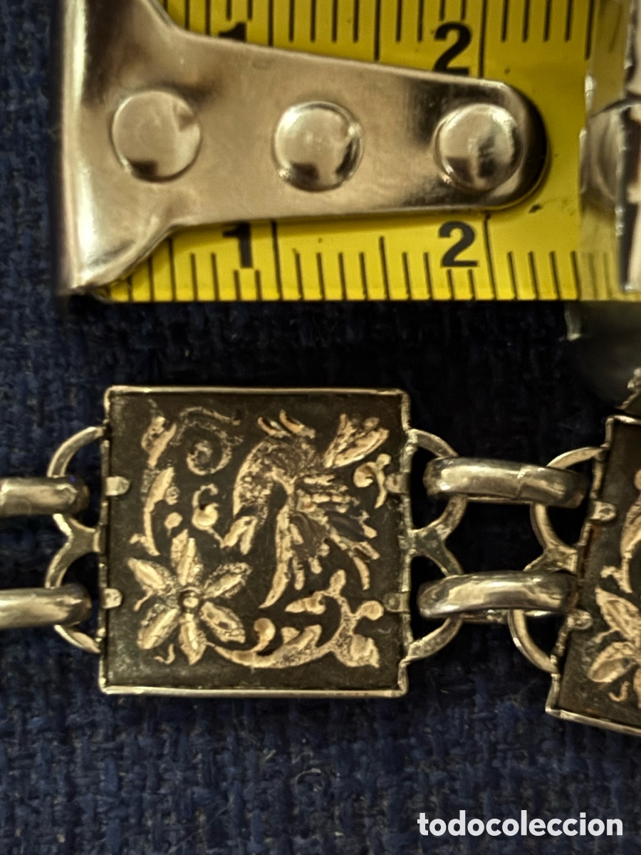 Joyeria: Pulsera de metal plateado - Foto 4