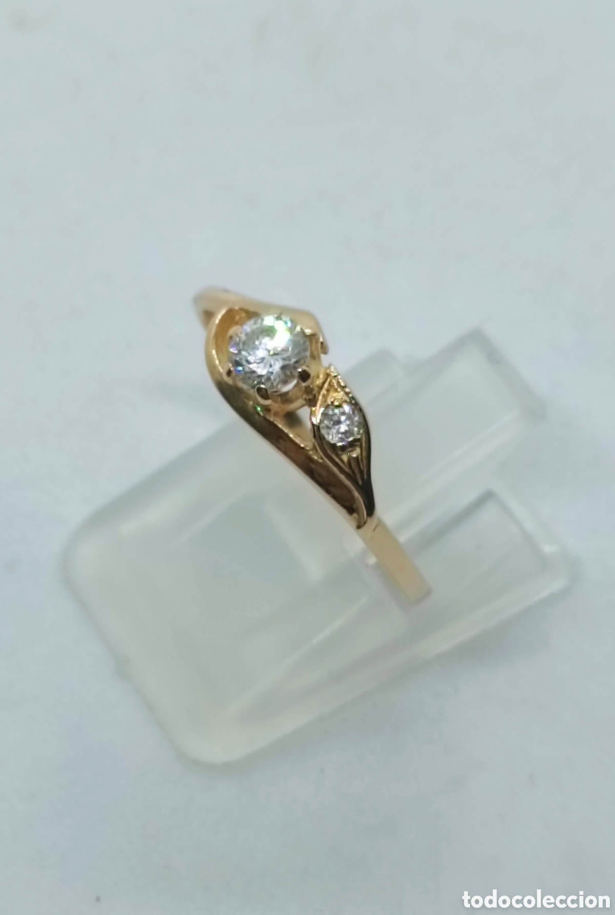 Joyeria: Anillo oro 9 kts. 1,5.-grms. - Foto 2