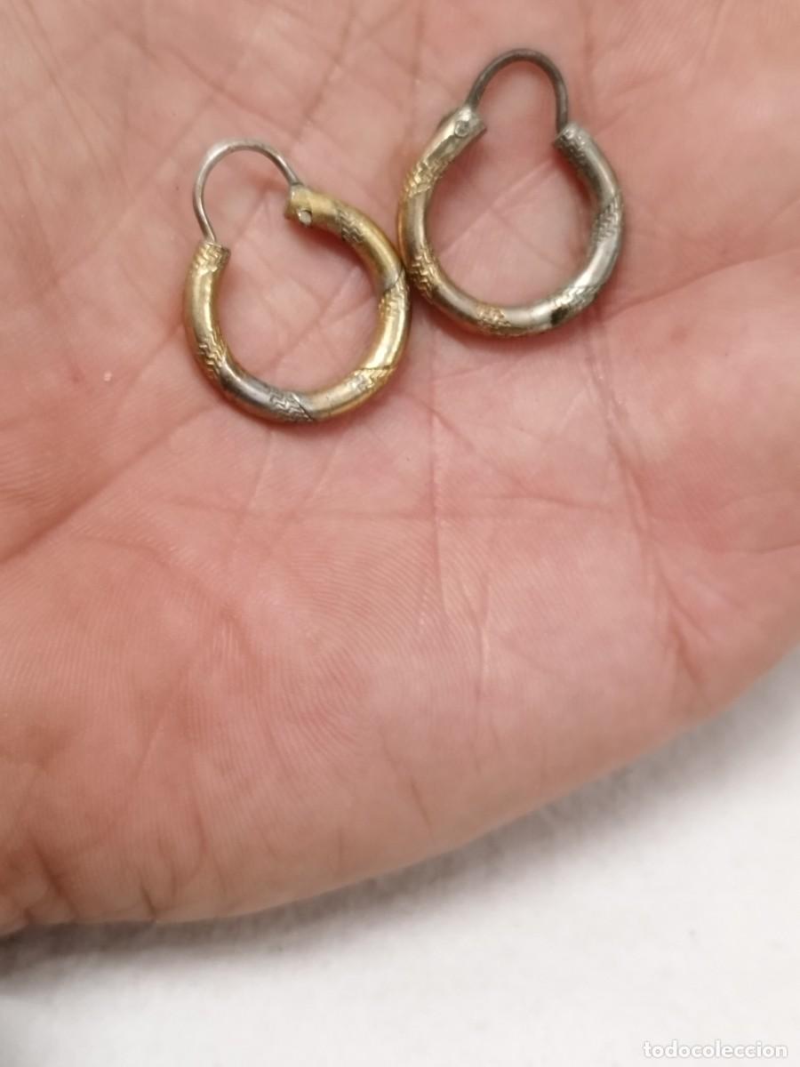 Joyeria: Antiguo par, pareja de pendientes. - Foto 1