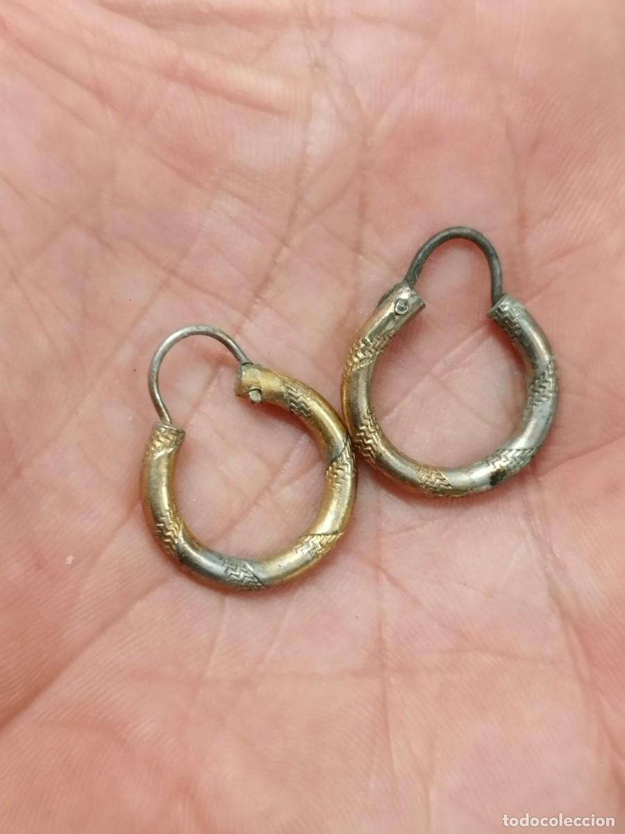 Joyeria: Antiguo par, pareja de pendientes. - Foto 2