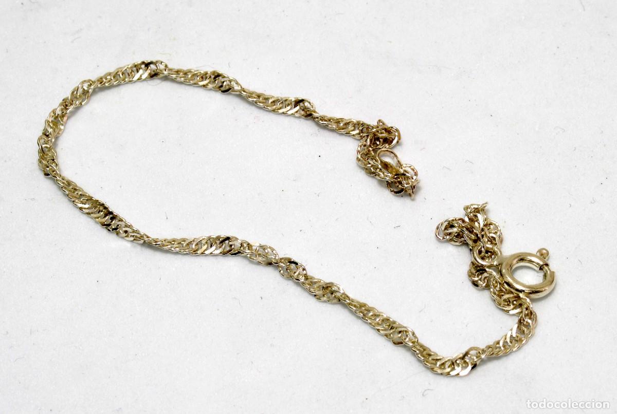Joyeria: SENCILLA PULSERA DE PLATA 925 CONTRASTADA 19 cm. - Foto 1