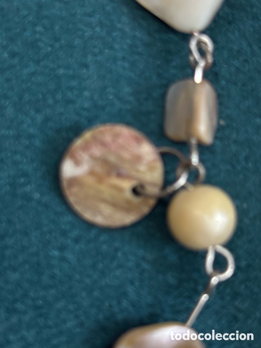 Joyeria: Collar de n&aacute;car vintage sin cierre - Foto 3