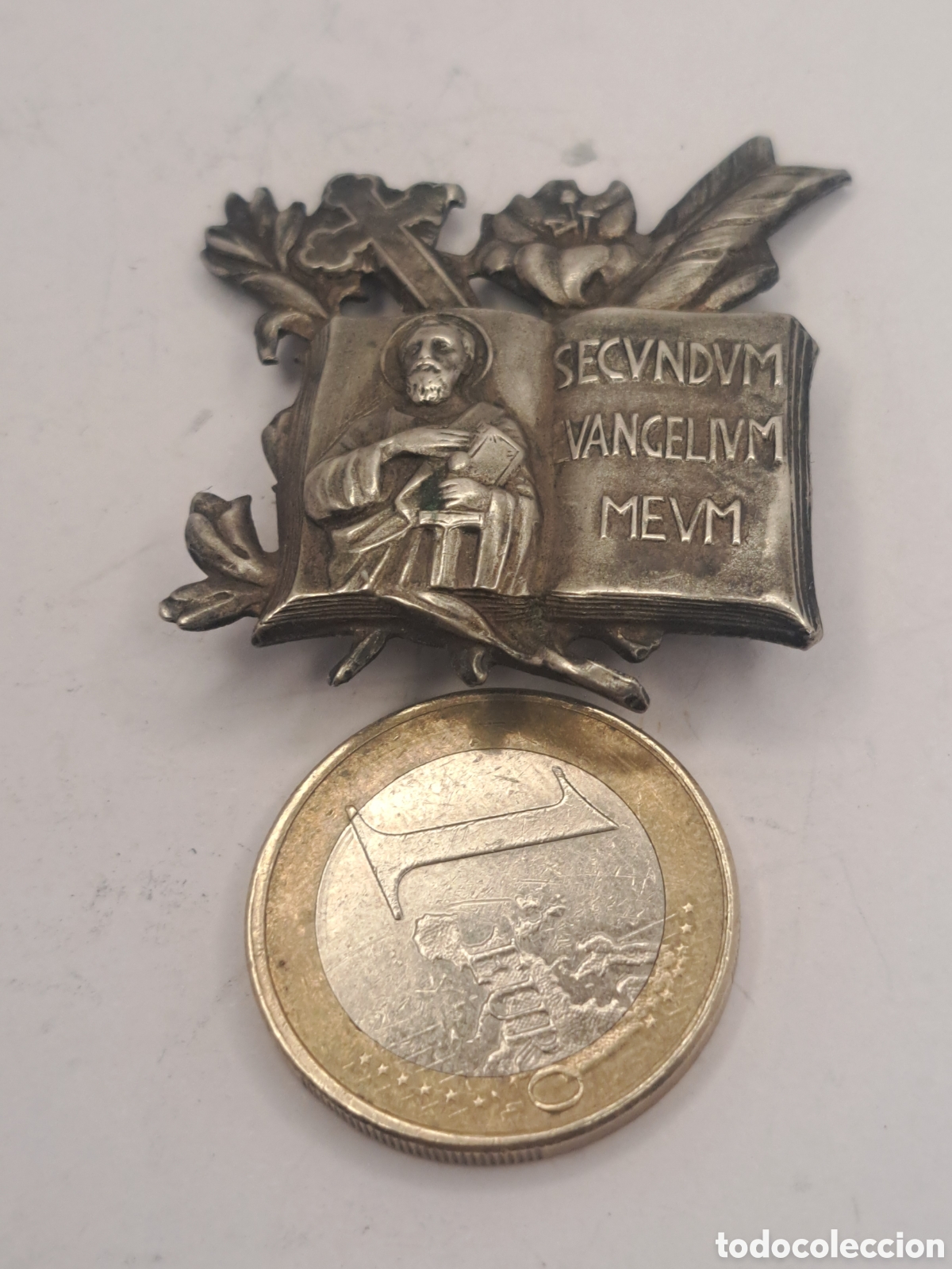 Joyeria: Broche religioso antiguo - Foto 4