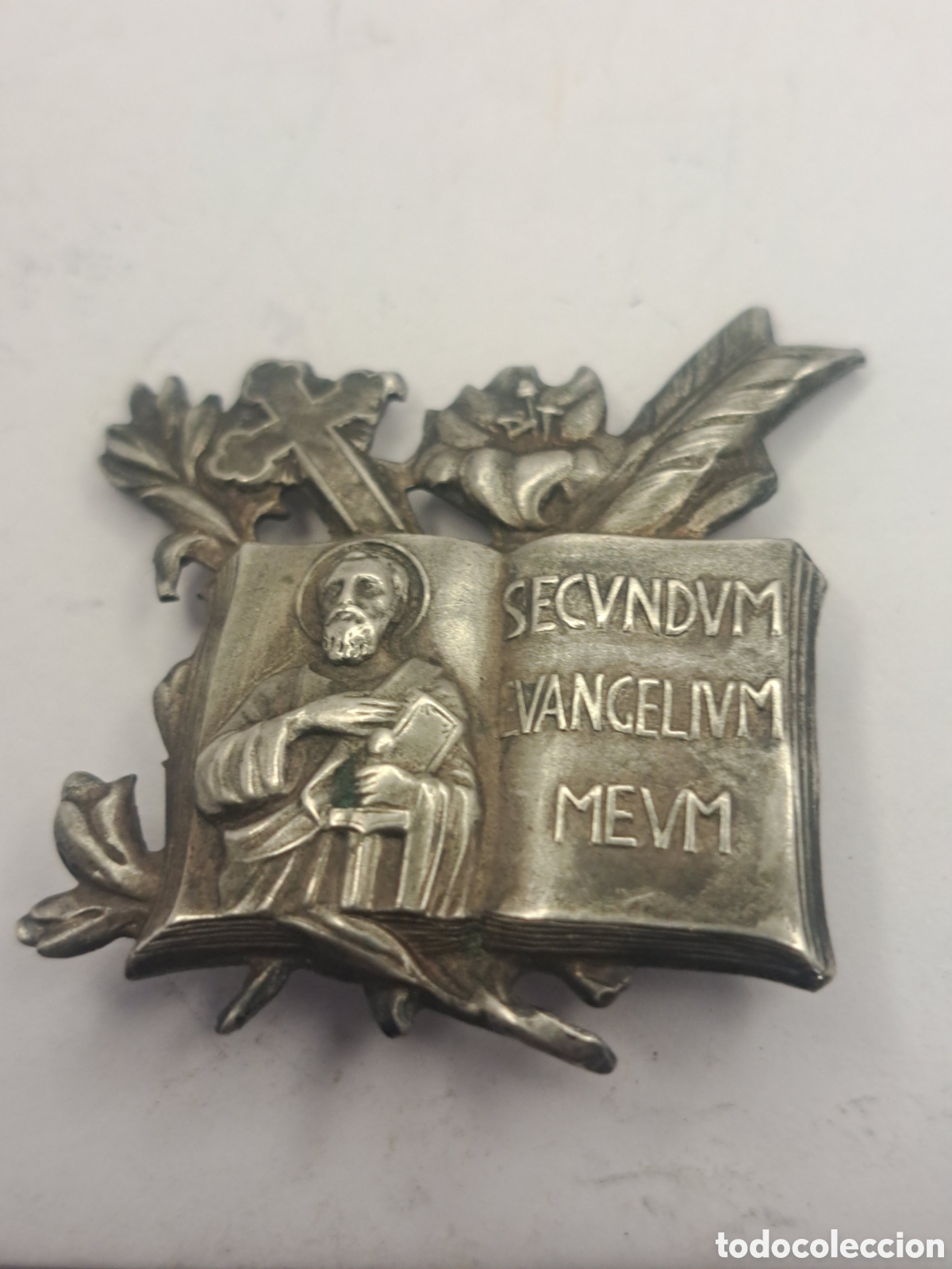 Joyeria: Broche religioso antiguo - Foto 1