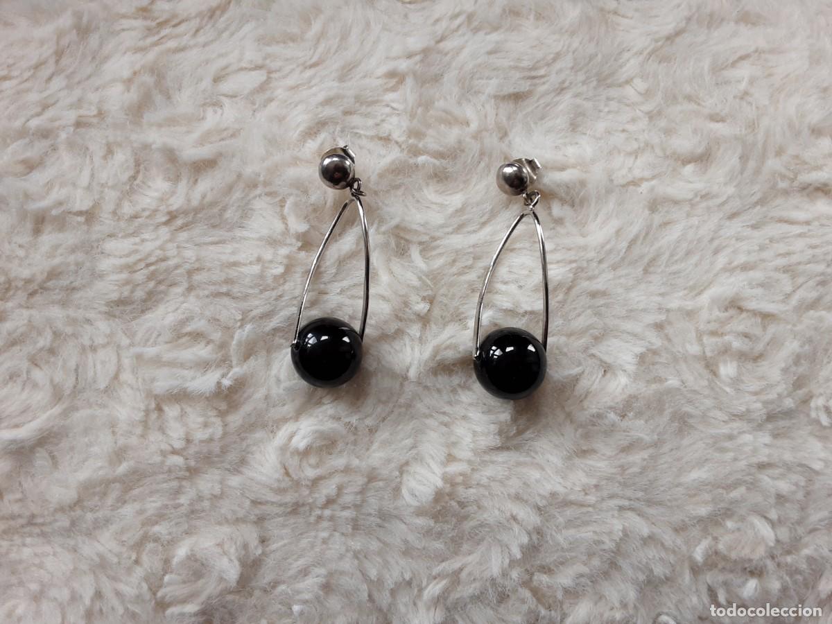 Joyeria: Pendientes de plata y onix - Foto 1