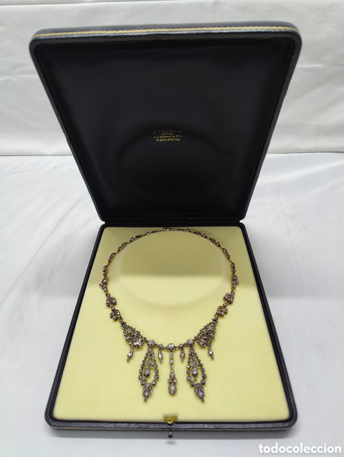 Joyeria: COLLAR DE PLATA, ORO Y DIAMANTES - Foto 2