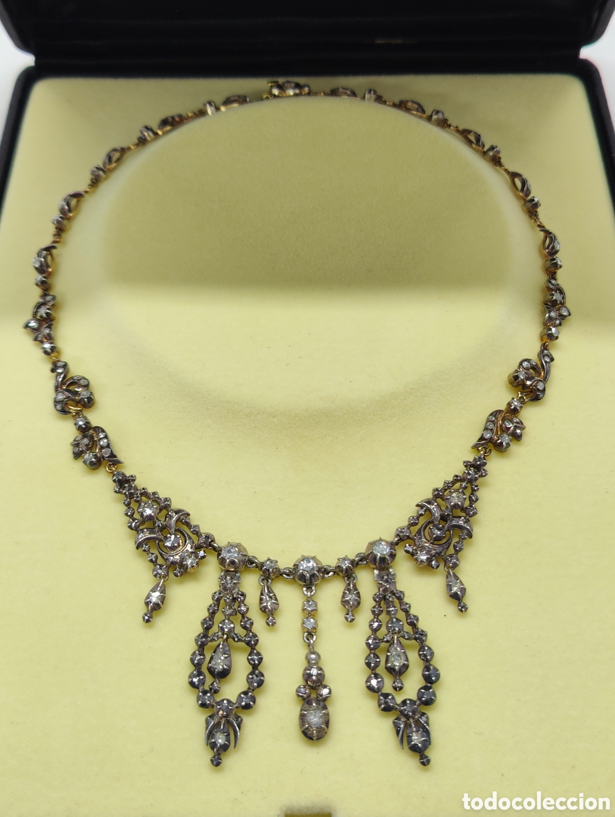 Joyeria: COLLAR DE PLATA, ORO Y DIAMANTES - Foto 1