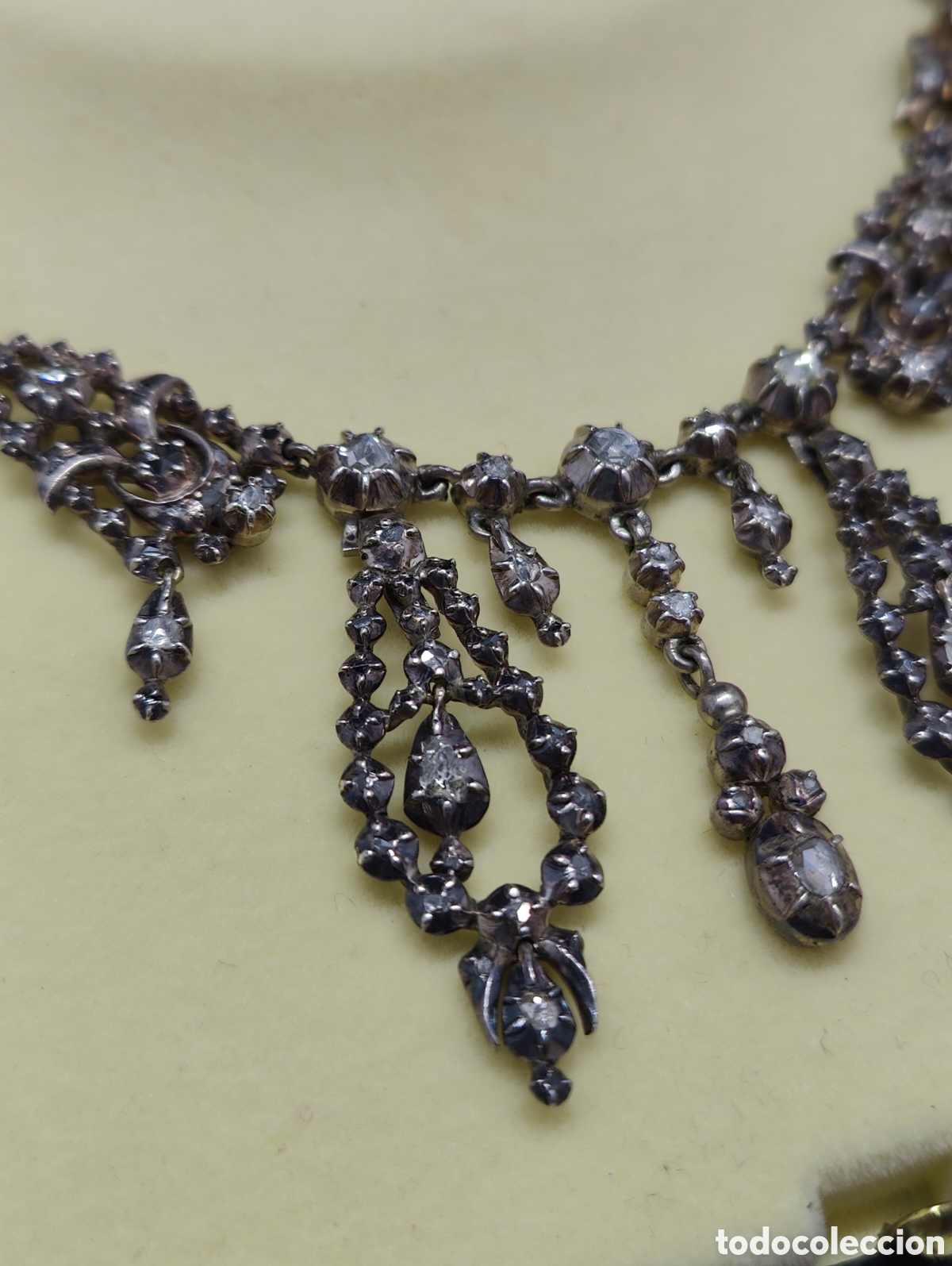 Joyeria: COLLAR DE PLATA, ORO Y DIAMANTES - Foto 3