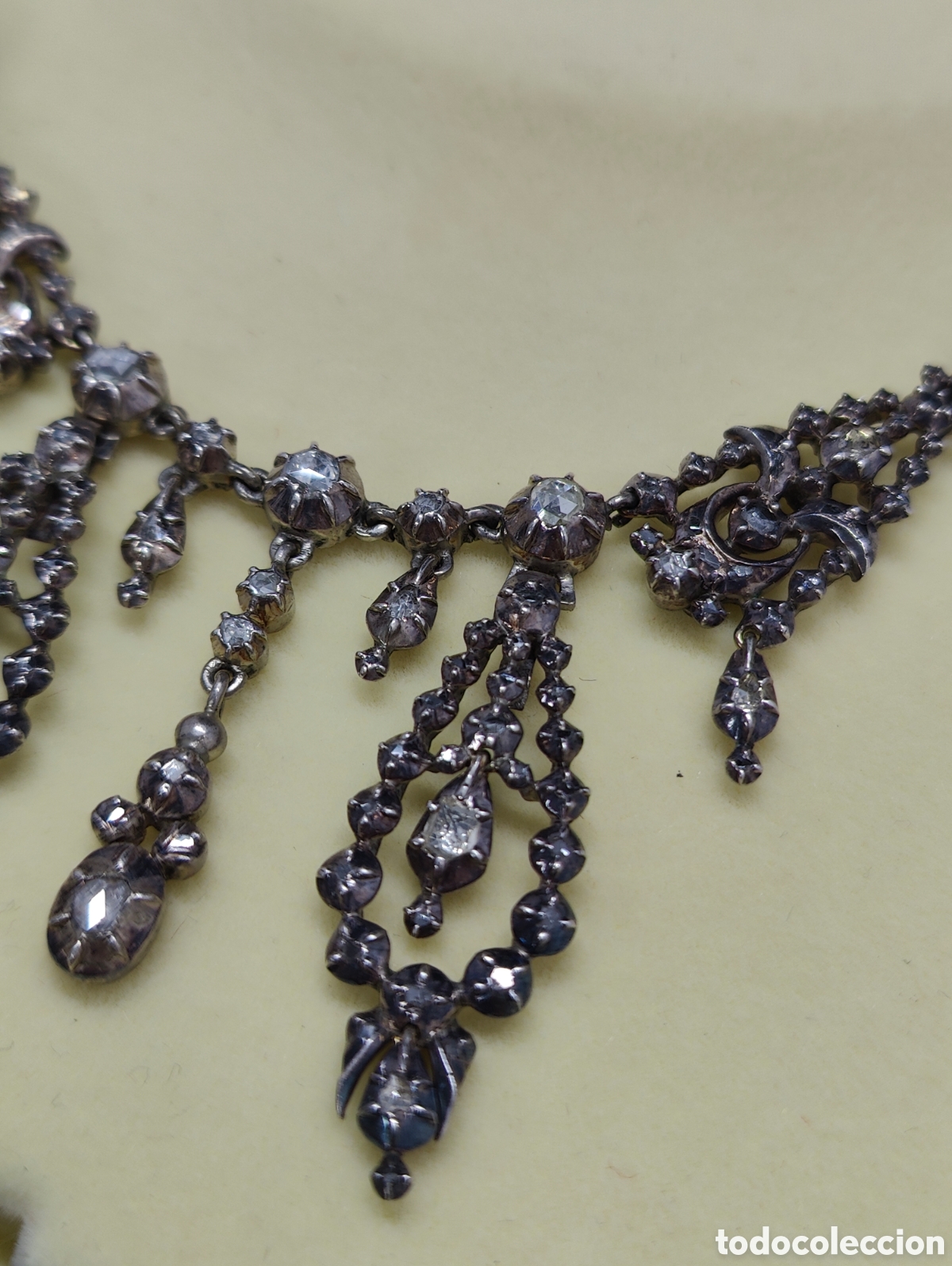 Joyeria: COLLAR DE PLATA, ORO Y DIAMANTES - Foto 4