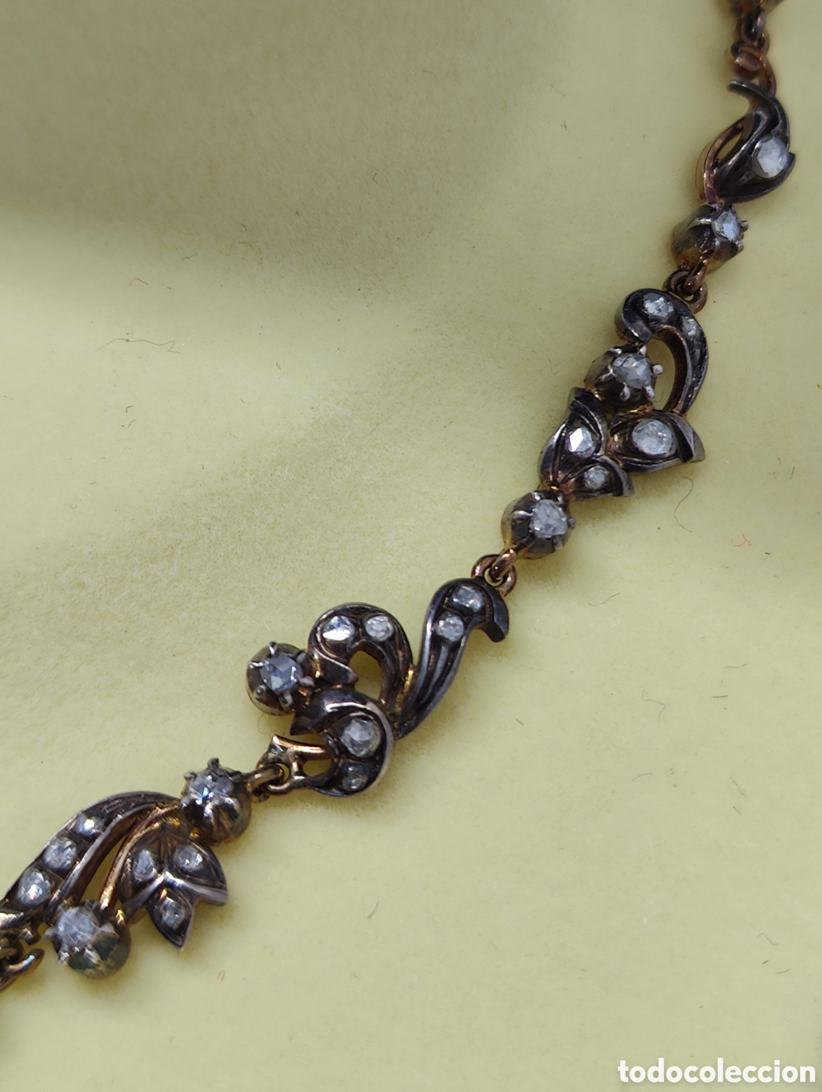 Joyeria: COLLAR DE PLATA, ORO Y DIAMANTES - Foto 6
