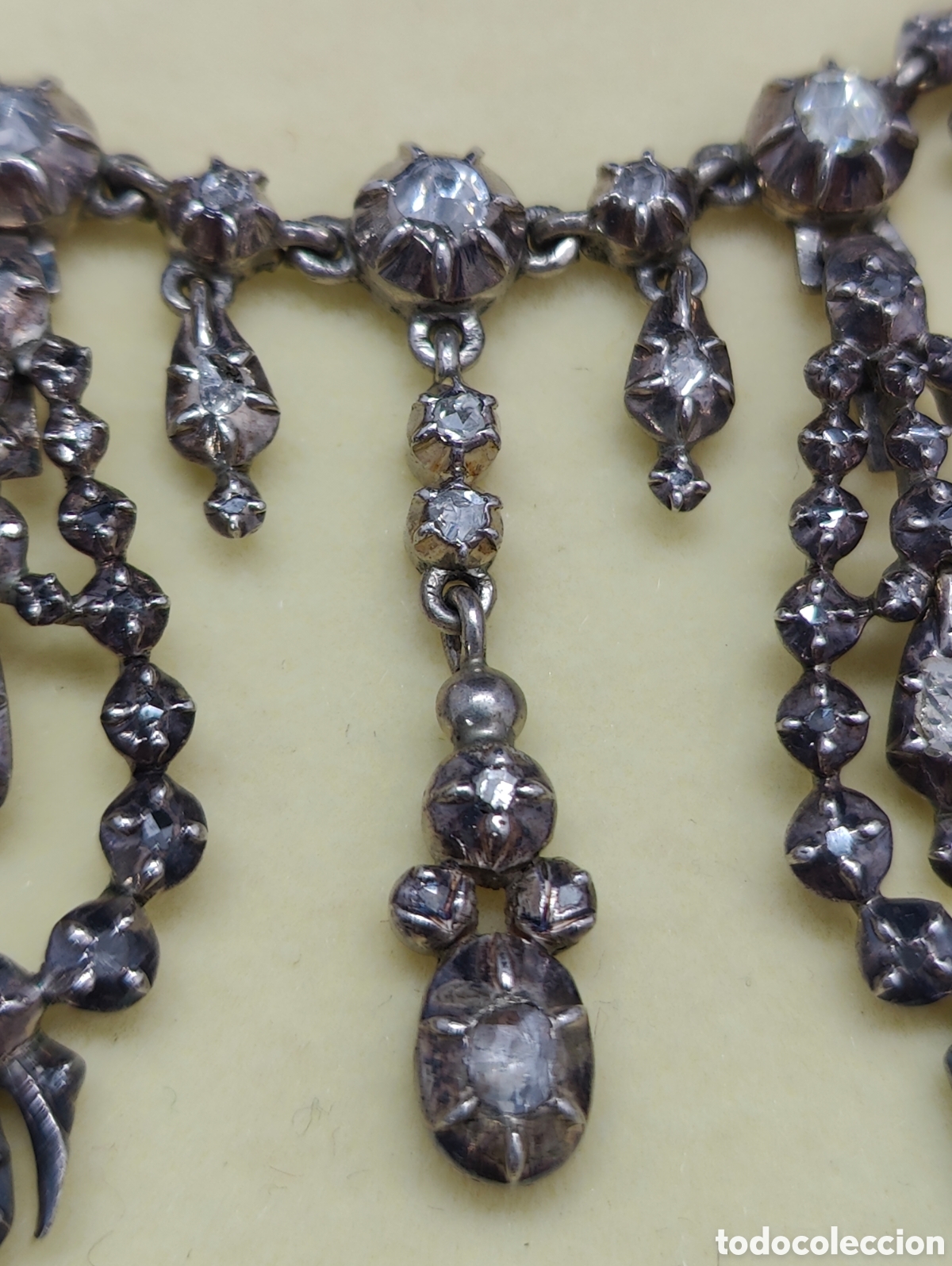 Joyeria: COLLAR DE PLATA, ORO Y DIAMANTES - Foto 8