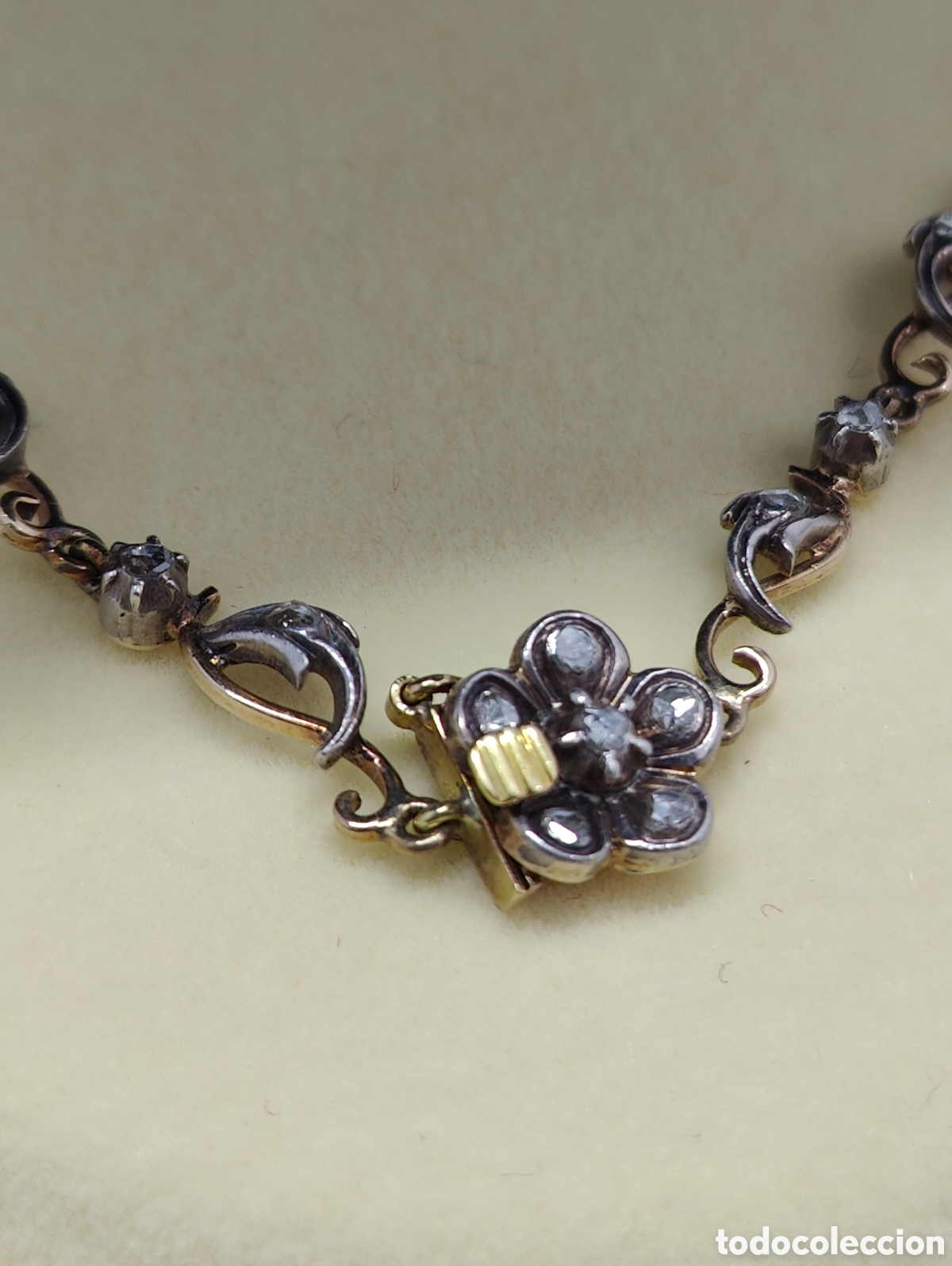 Joyeria: COLLAR DE PLATA, ORO Y DIAMANTES - Foto 9