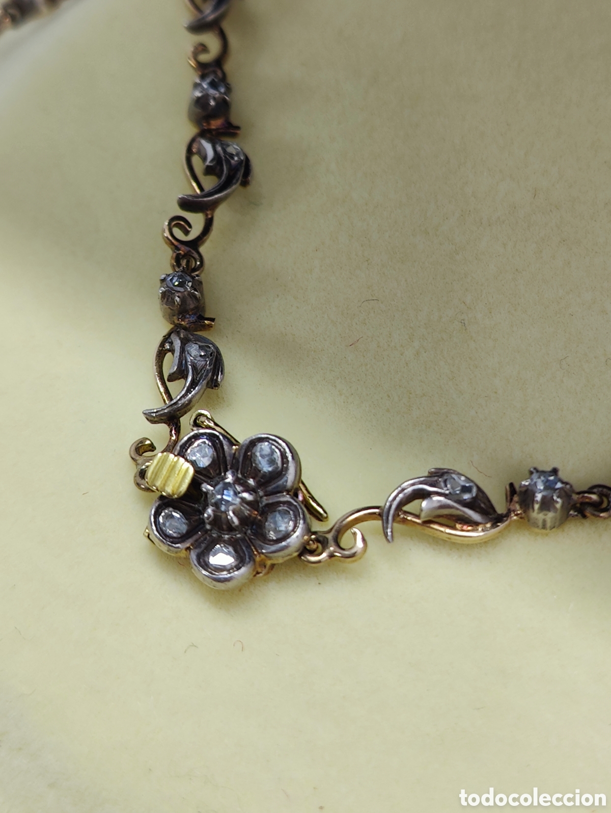 Joyeria: COLLAR DE PLATA, ORO Y DIAMANTES - Foto 10