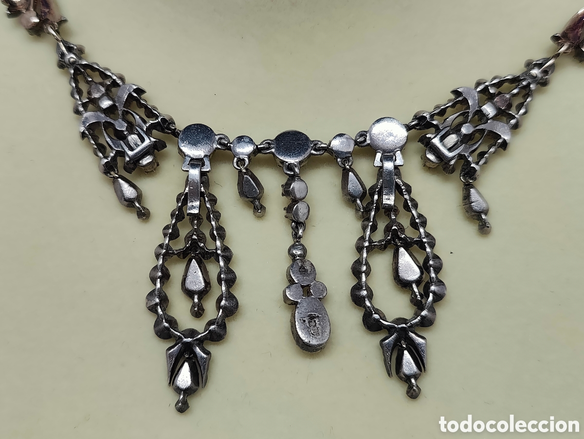 Joyeria: COLLAR DE PLATA, ORO Y DIAMANTES - Foto 13