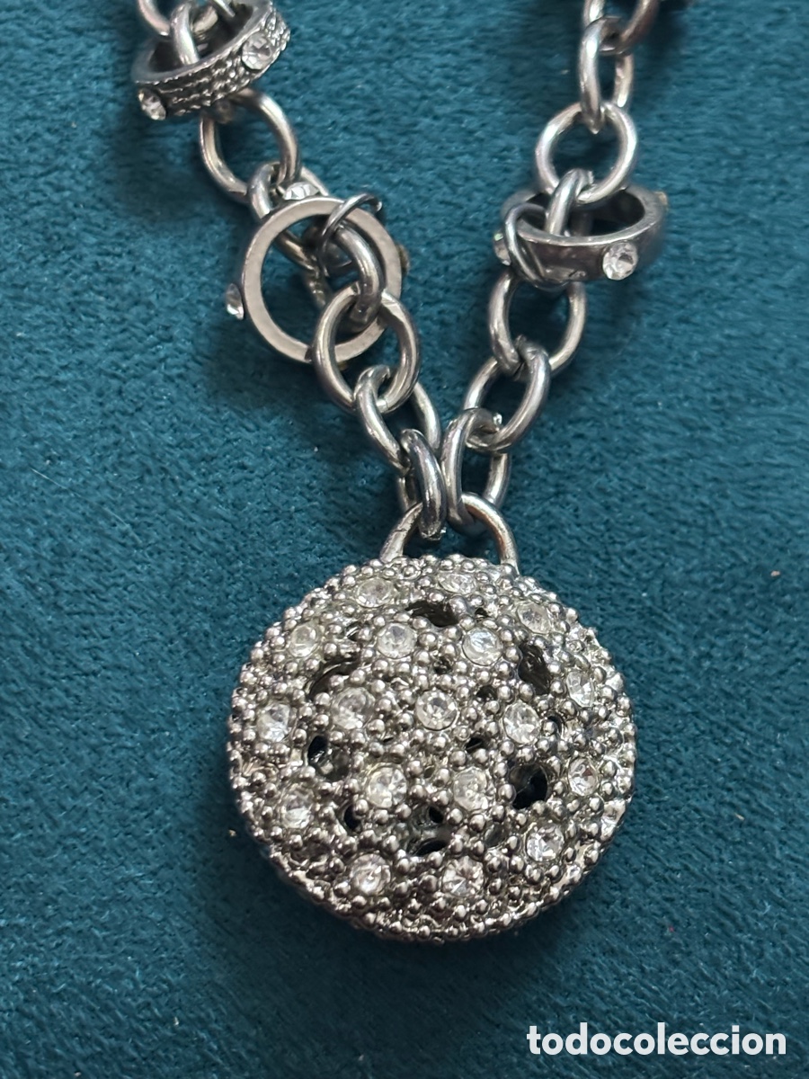 Joyeria: Gargantilla plateada con strass - Foto 2