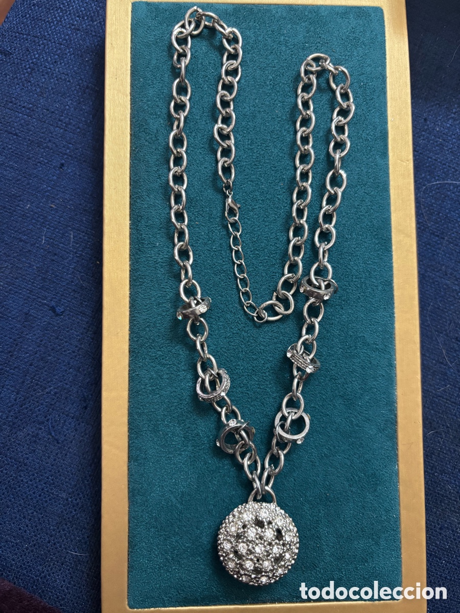 Joyeria: Gargantilla plateada con strass - Foto 1