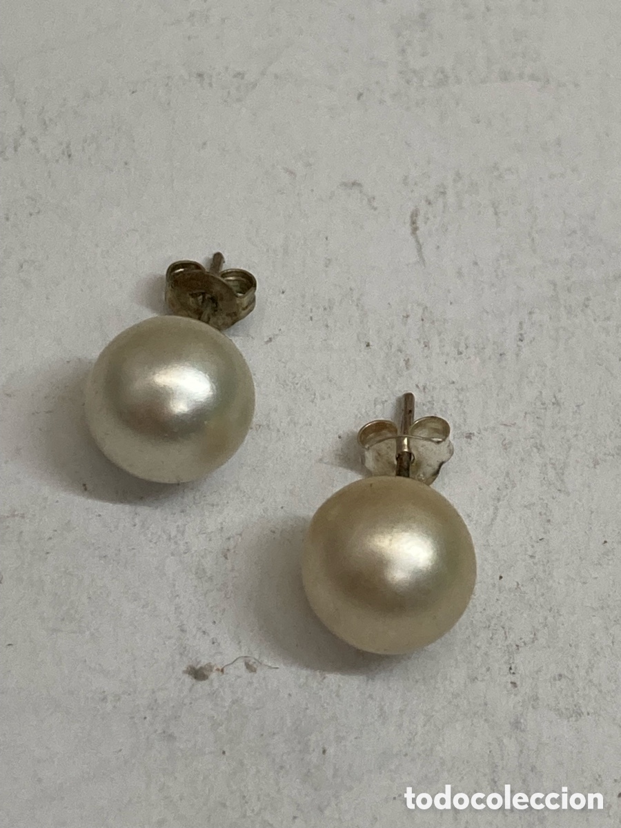 Joyeria: Pendientes de plata con perlas P235 - Foto 1