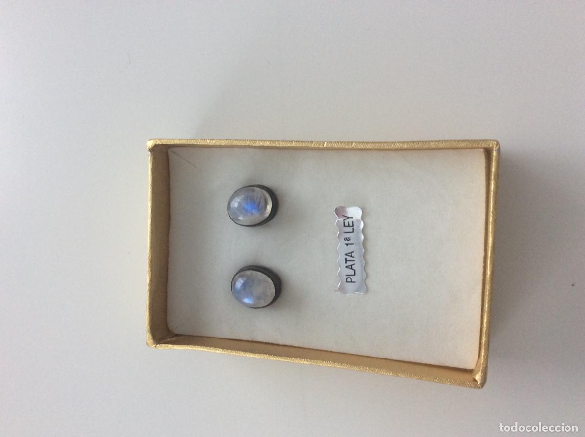 Joyeria: PENDIENTES DE PLATA DE LEY CON CARBUJON DE PERLA LUNA - Foto 2