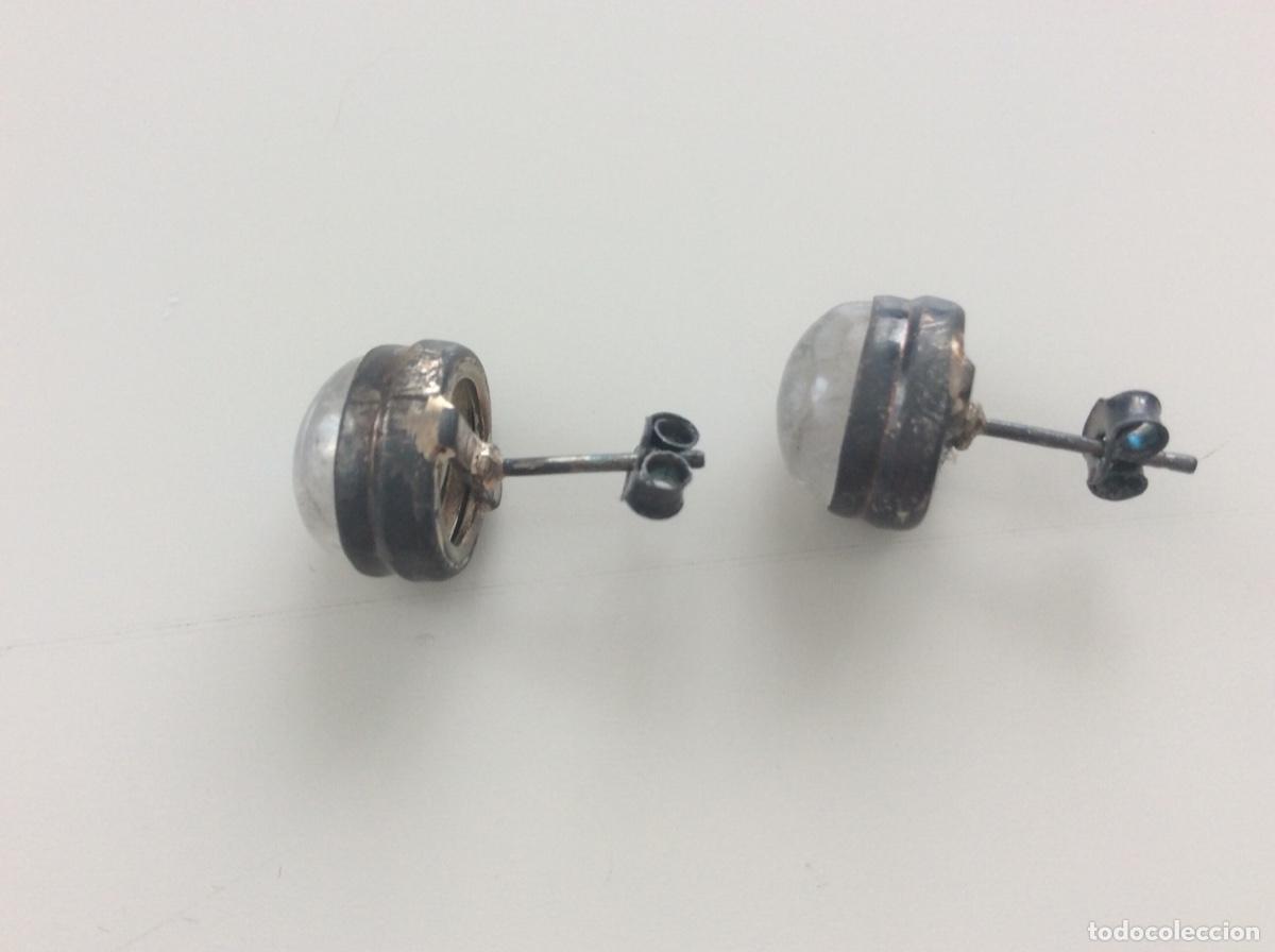 Joyeria: PENDIENTES DE PLATA DE LEY CON CARBUJON DE PERLA LUNA - Foto 3