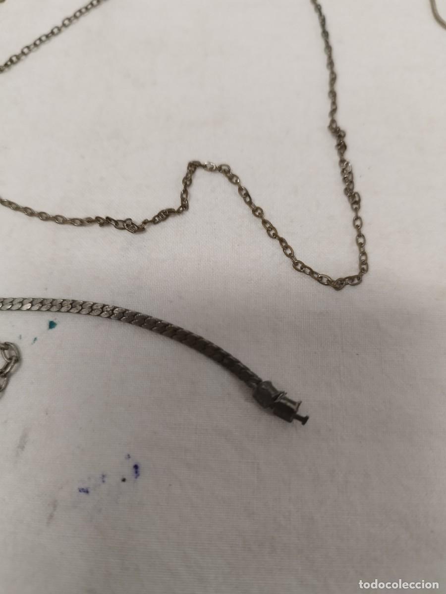 Joyeria: Lote de 4 antiguas cadenas a identificar. - Foto 4