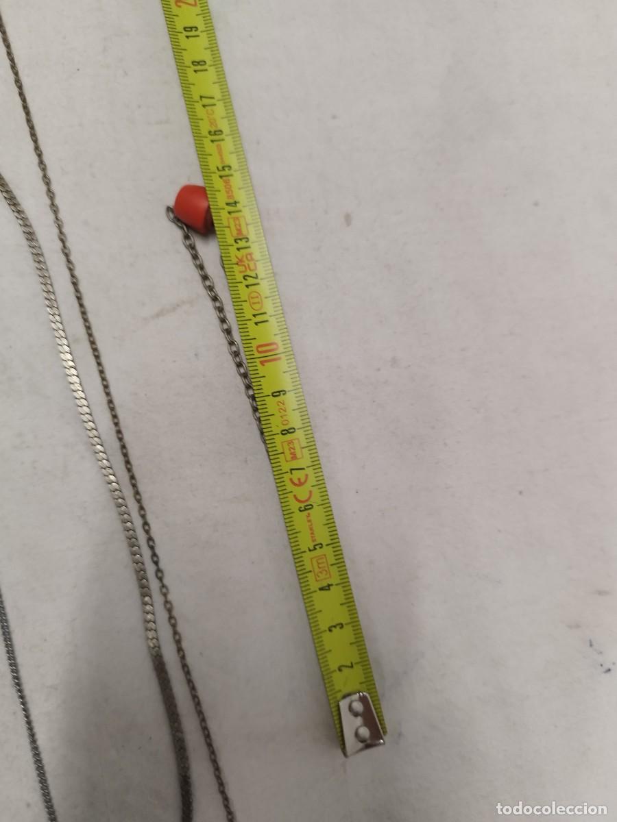 Joyeria: Lote de 4 antiguas cadenas a identificar. - Foto 19