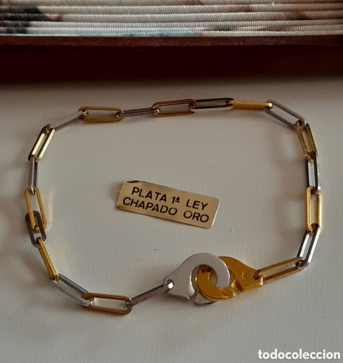 Joyeria: PULSERA DE PLATA CHAPADA EN ORO - Foto 1