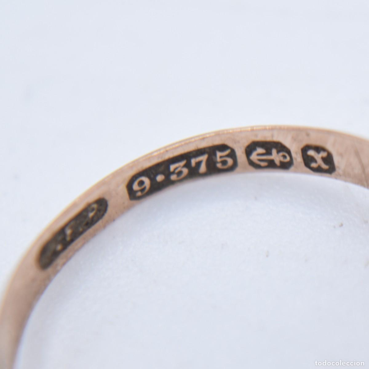 Joyeria: Anillo antiguo de oro 9k - Foto 2