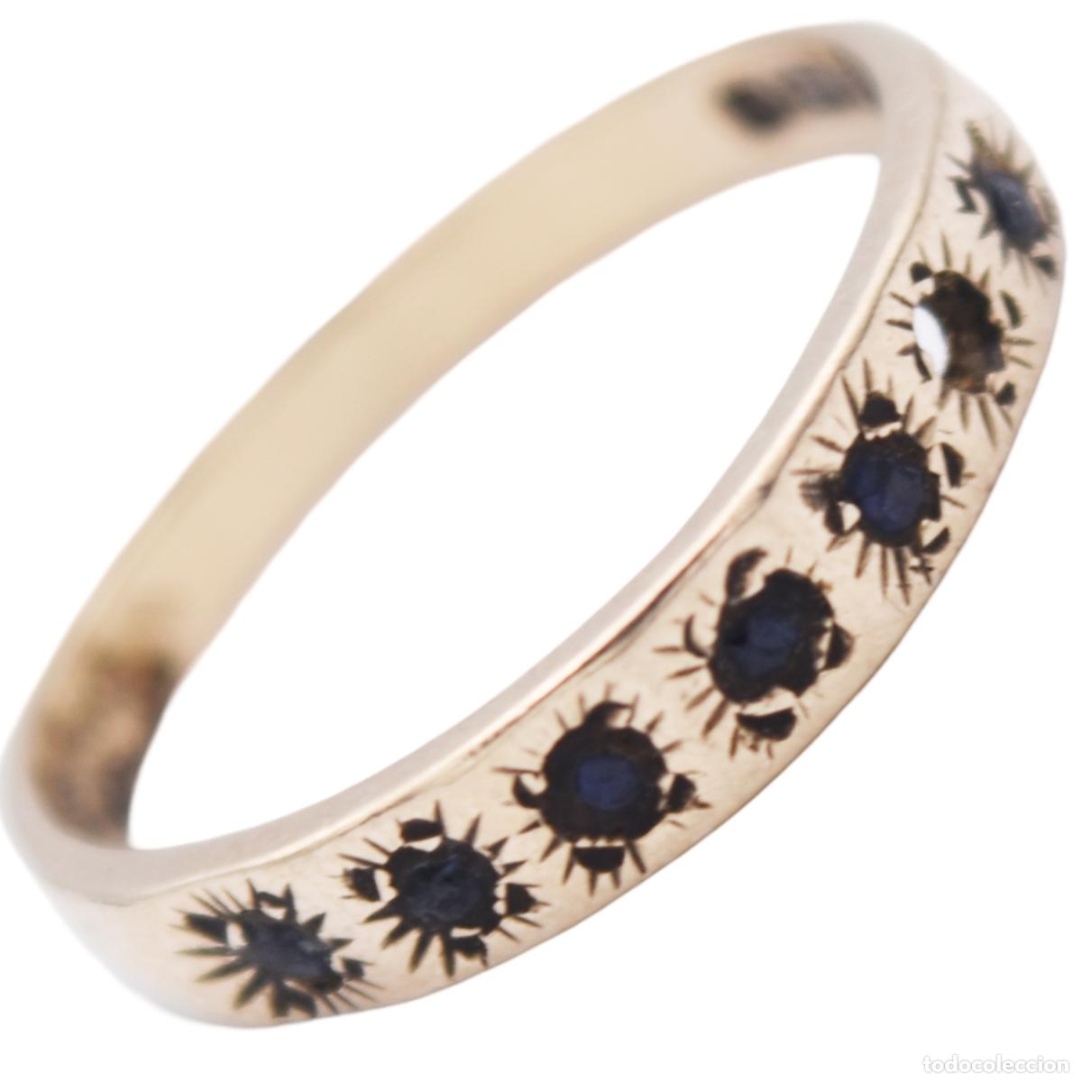 Joyeria: Anillo antiguo de oro 9k - Foto 1