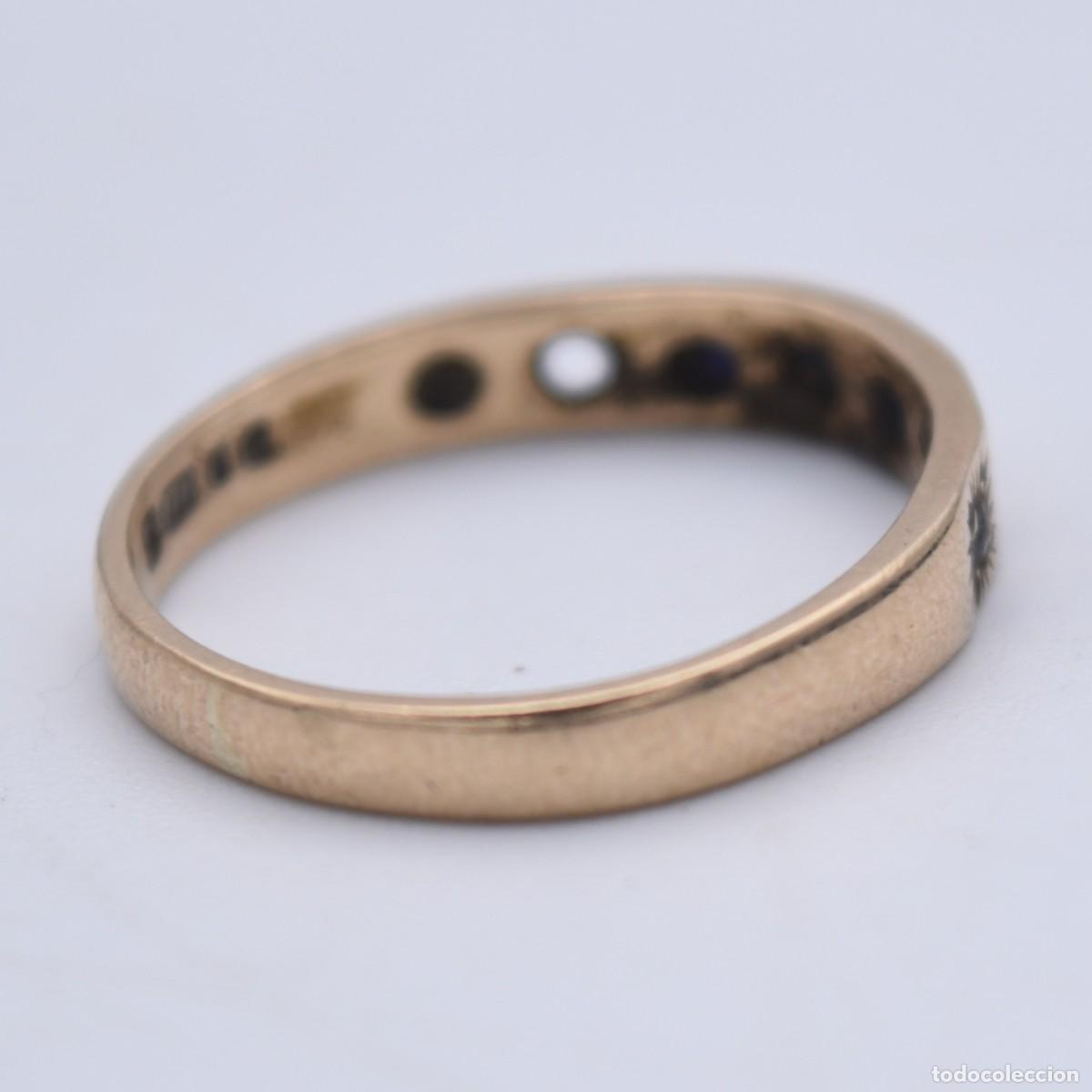Joyeria: Anillo antiguo de oro 9k - Foto 11
