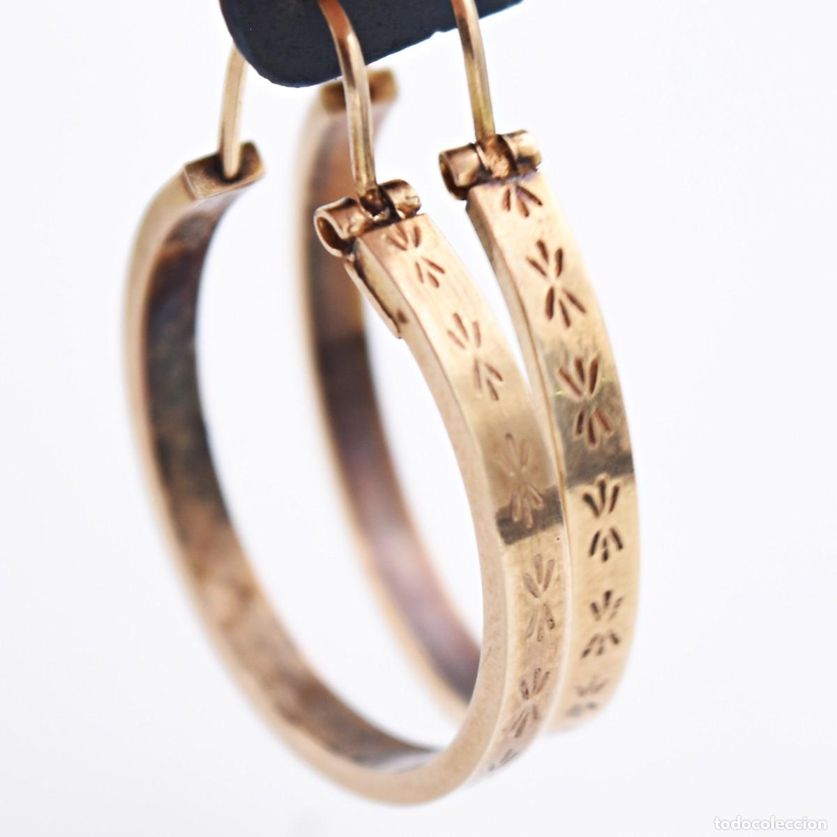 Joyeria: Pendientes de oro de 9k - Foto 3